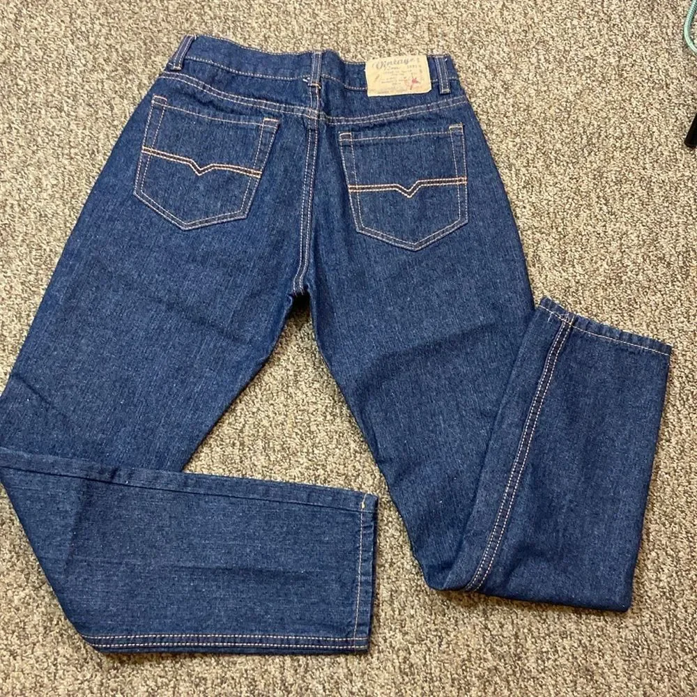 Vintage Genes 1891 💯 Cotton Tapered Indigo Blue Denim Jeans Men’s Size W28/L30